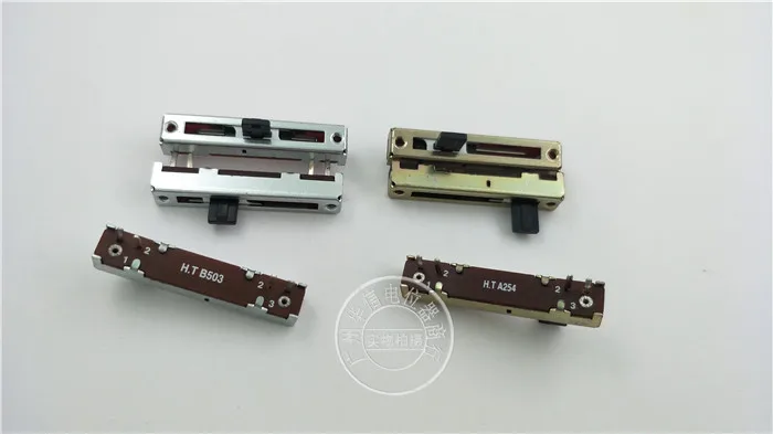 Original new 100% S2040N-1A2-B503 A254 35MM straight slide potentiometer A250K-6MM B50K-5MM (SWITCH) | Обустройство дома