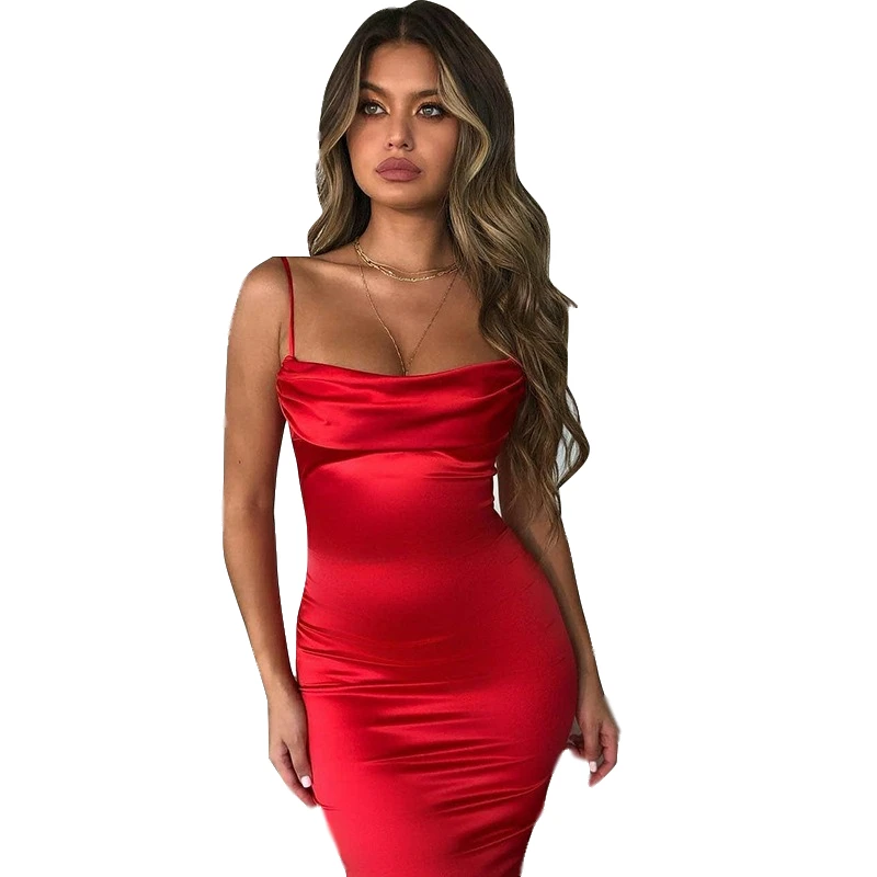 

2019 Dress Women Summer Women Bodycon Long Midi Dress Sleeveless Backless Elegant Party Outfits Sexy Club Elegant Women Clothes