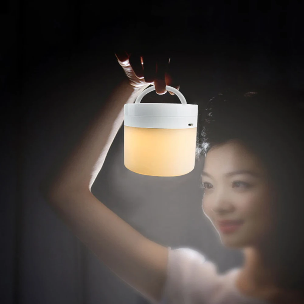 LED Color Changing Atmosphere Night Light Touch Control Induction Dimming Light Dimming Color Charging USB Smart Bedside Lamp 4