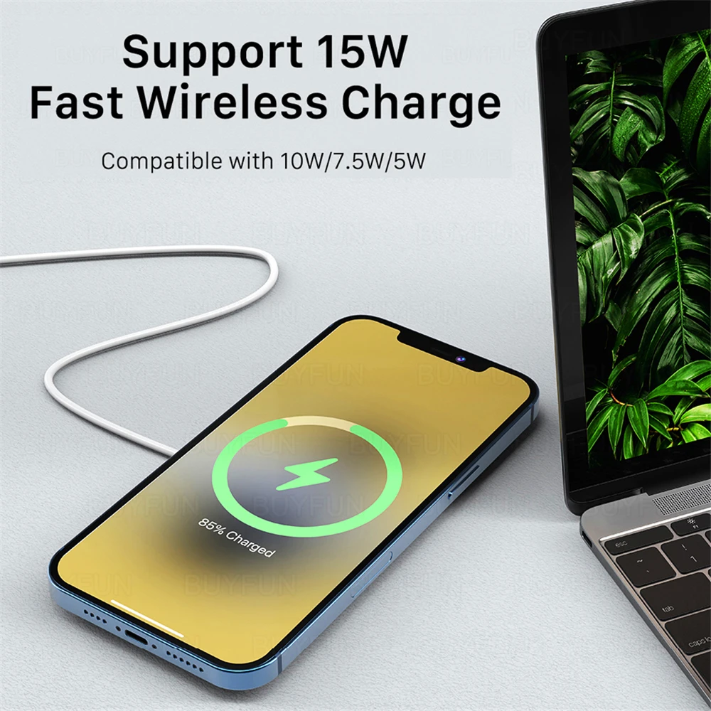 15W Wireless Charger For iphone 12 Pro Max Magsafing Fast Charging For Apple iphone12 Mini Chargers Quick For Gift