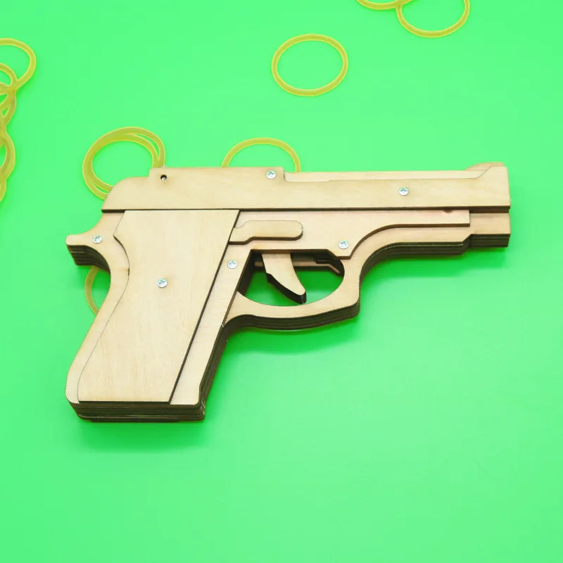 

DIY Rubber Band Wood China Science Publishing & Media Ltd.(cspm) Science And Technology Small Handmade Pistol for Making Unisex