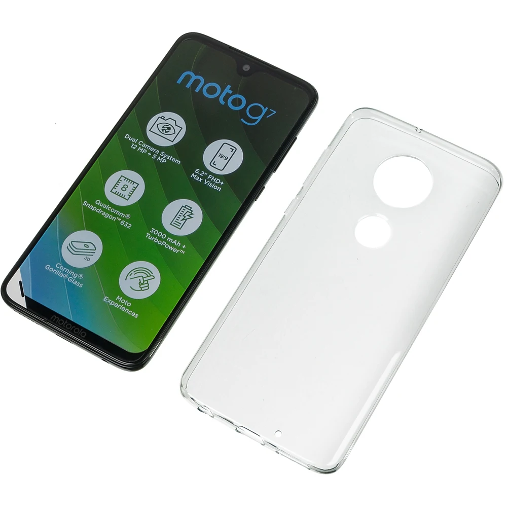 Смартфон Motorola G7 XT1962-5 64Gb 4Gb черный 3G 4G 2Sim 6.2" IPS 1080x2270 And9.0 12Mpix 802.11 a/b