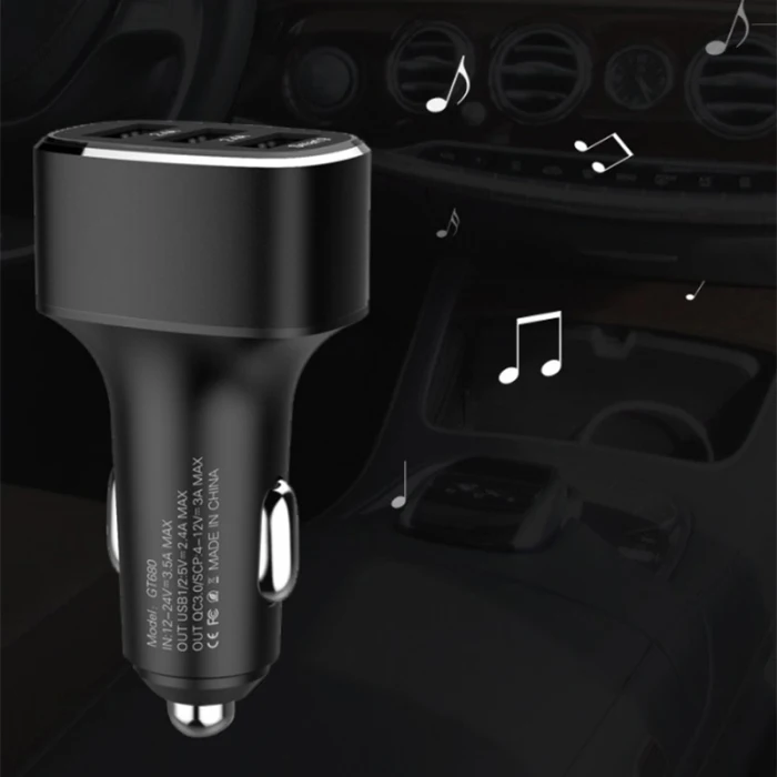 Cell Phone Car Charger Fast Charge Power Adapters Multi Ports for Smartphone Car Accessories NK-Shopping