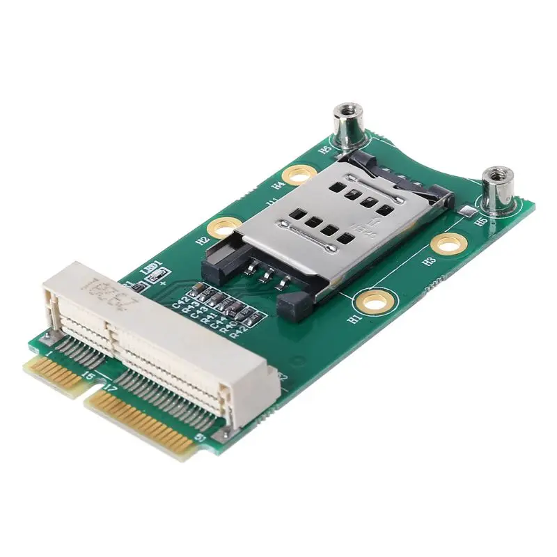 Мини PCI-E адаптер удлинитель для 3g 4G модуль USIM карты слот с sim-картой для 3g/4G WWAN LTE gps карты