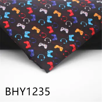 

45*140cm Patchwork game print polyester cotton fabric for Sewing Dress Cloth Making DIY Cushion Cover 1235