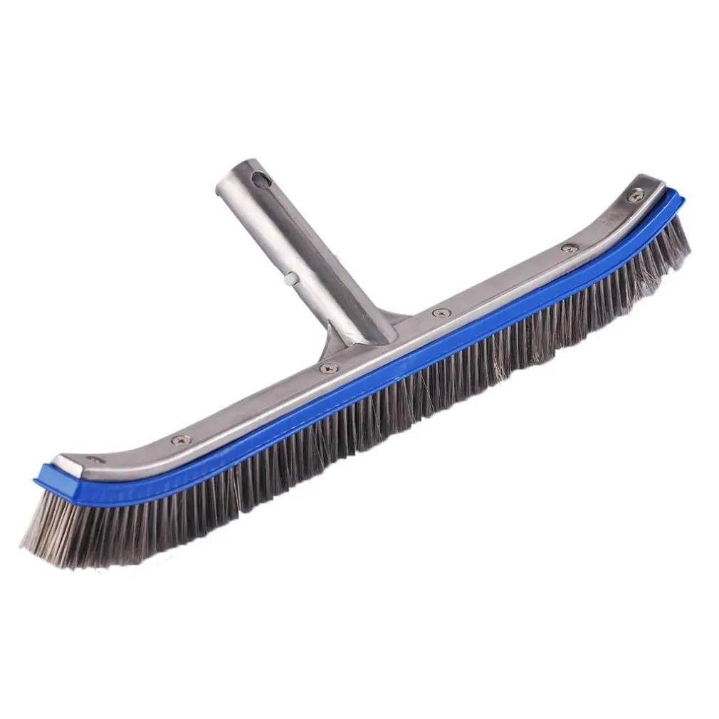 

Swimming Pool Cleaning Wire Brush Cleaning Tool 18 Inch Aluminum Adhesive Stainless Steel Telescopic Rod Moss Brush
