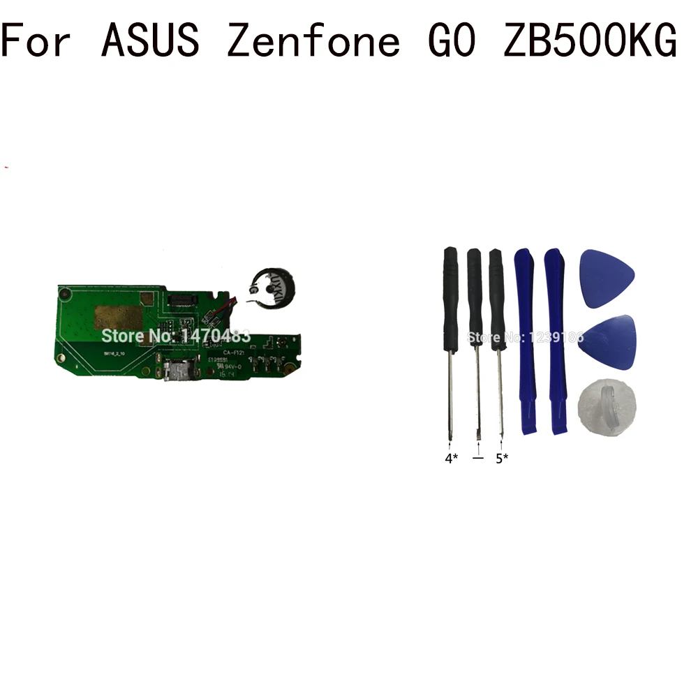 Зарядная док-станция USB для ASUS Zenfone GO ZB500KG Модуль платы с вилкой и инструментом