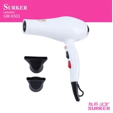 Фен Surker для волос, GW-6501, синий светильник, анион, фен для волос, высокая мощность, мягкий ветер, постоянная температура, уход за волосами, Фен