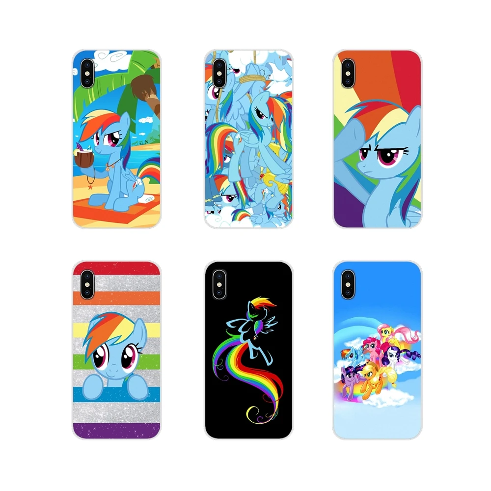 my little pony rainbow For Samsung A10 A30 A40 A50 A60 A70 Galaxy S2 Note 2 3 Grand Core Prime Accessories Phone Cases Covers | Мобильные