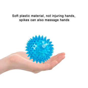

6Pcs/lot Funny Kids Squeeze Sensory Silicone Toy (3 Balls And 3 Rings) - Squeeze And Bounce Silicone Toys For Pressure Release