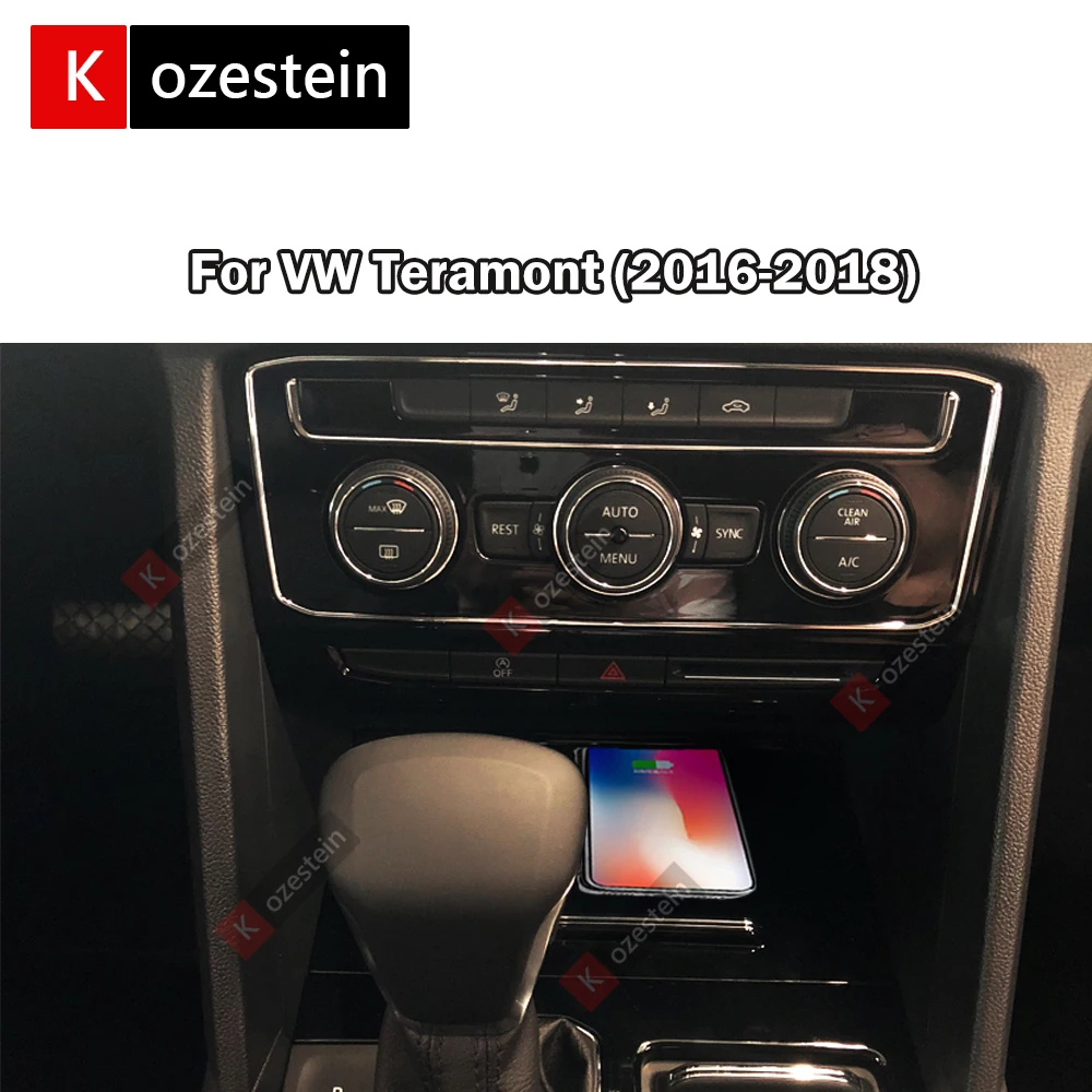 Беспроводное зарядное устройство QI быстрая зарядка для мобильного телефона VW