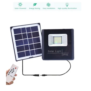 

51leds solar Light Wall Lamp Outdoor Yard Garden smart on at night Waterproof Security Yard Lighting floodlight spotligt remote