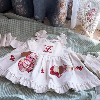 

Japanese Sweet Dress Vest Corduroy Dress Girls Strap Dress Kids Dress for Girls Baby Girl Clothes Toddler Girl Winter Clothes