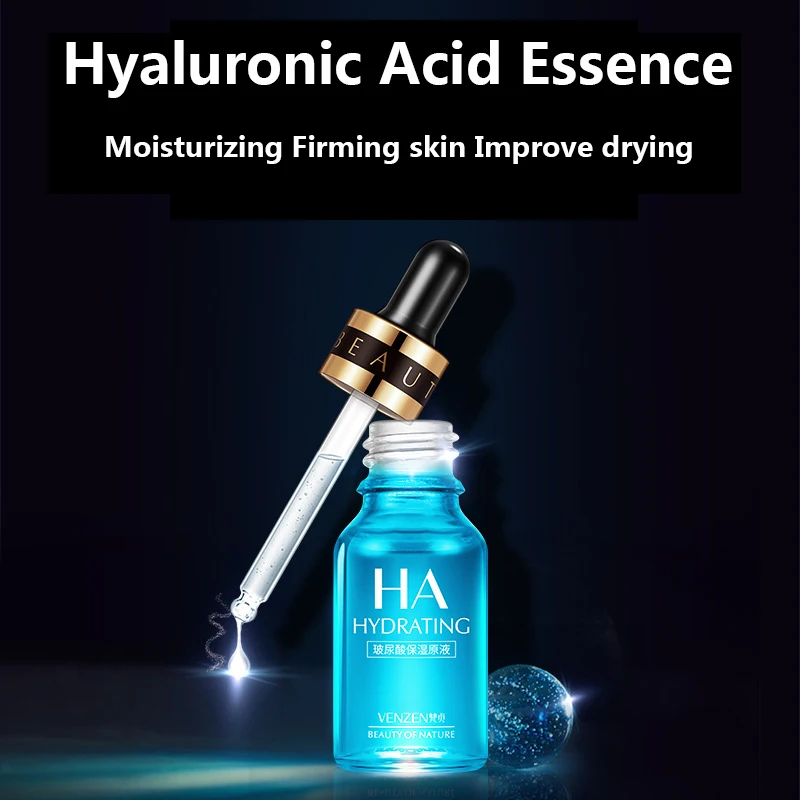 VENZEN Hyaluronic Acid Serum Moisturizing Face Essence Whitening Lifting Firming Anti Wrinkle Cream Acne Treatment Skin Care VENZEN Hyaluronic Acid Serum Moisturizing Face Essence Whitening Lifting Firming Anti Wrinkle Cream Acne Treatment Skin Care