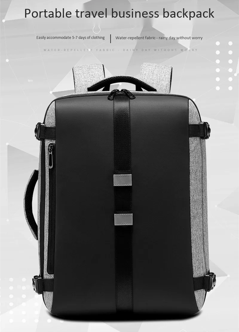 Многофункциональный мужской рюкзак с зарядкой от usb, Водонепроницаемые рюкзаки для мужчин, 15,6 дюймов, сумка для ноутбука и планшета, деловая Вместительная дорожная сумка