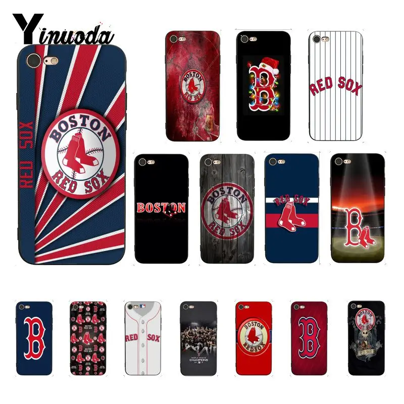 Yinuoda Red Sox рукоделие принт рисунок чехол для телефона iPhone 6S 6plus 7 7plus 8 8Plus X Xs MAX 5 5S XR