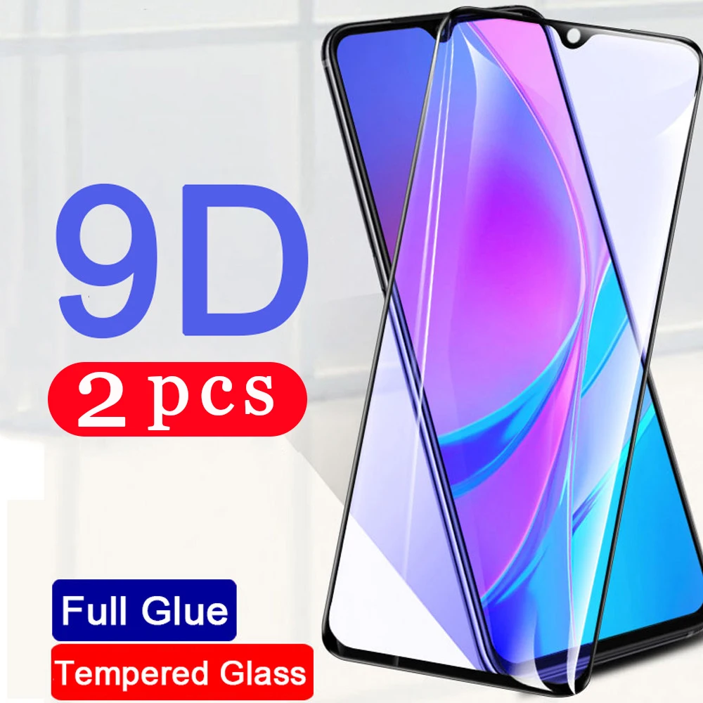 2 шт. Защитное стекло для xiaomi redmi 10X pro 9A 9C note 9 9s MAX 8 8T 8A закаленное защитная пленка