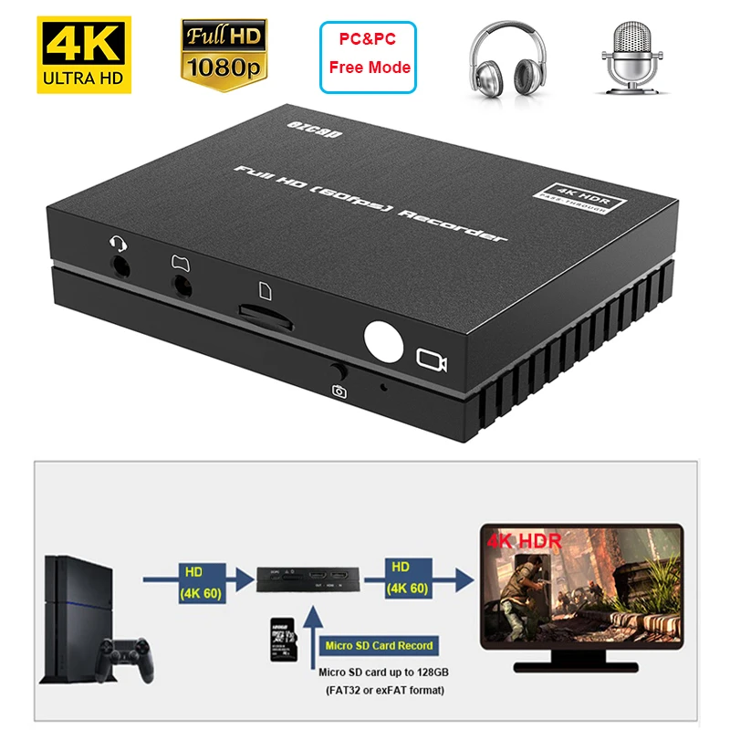 EZCAP274 4K HDR HD scheda di acquisizione Video full HD 1080P 60fps