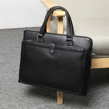 Мужские сумки для ноутбука из натуральной кожи портфель мужские черные мужские сумки через плечо деловая сумка, мужская сумка на плечо для lenovo Dell