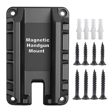 Tactical Magnetic Gun Holster Holder Gun Magnet Mount Concealed Quick Draw Loaded Fits Flat Top Handguns Pistol for Hunting
