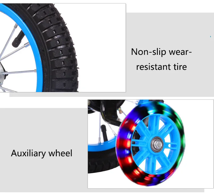 Children's Bicycle Boys and Girls Cycling Bike 12/14/16/18 Inch Folding Kid's Bicycle Light Students Bicycle