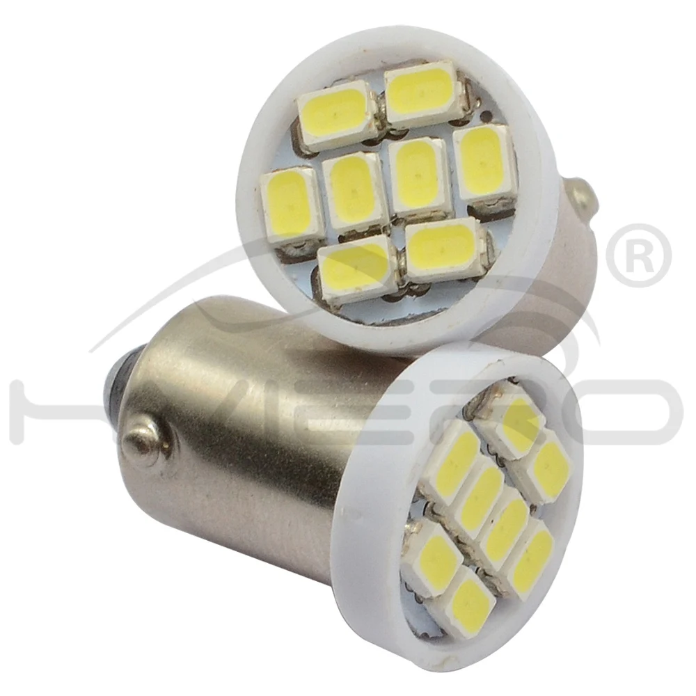 T11 Ba9s авто Led 1206 8smd белые лампы для чтения T4w гирлянда купол дверной светильник