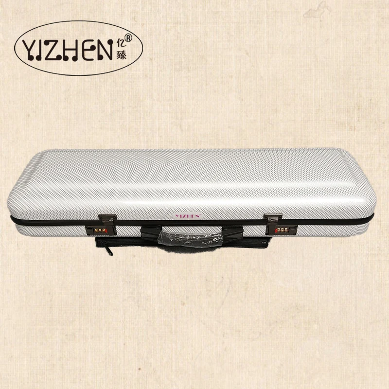 

new color 4/4 Violin case Glass Fiber Soft Imitate high quality white violin case