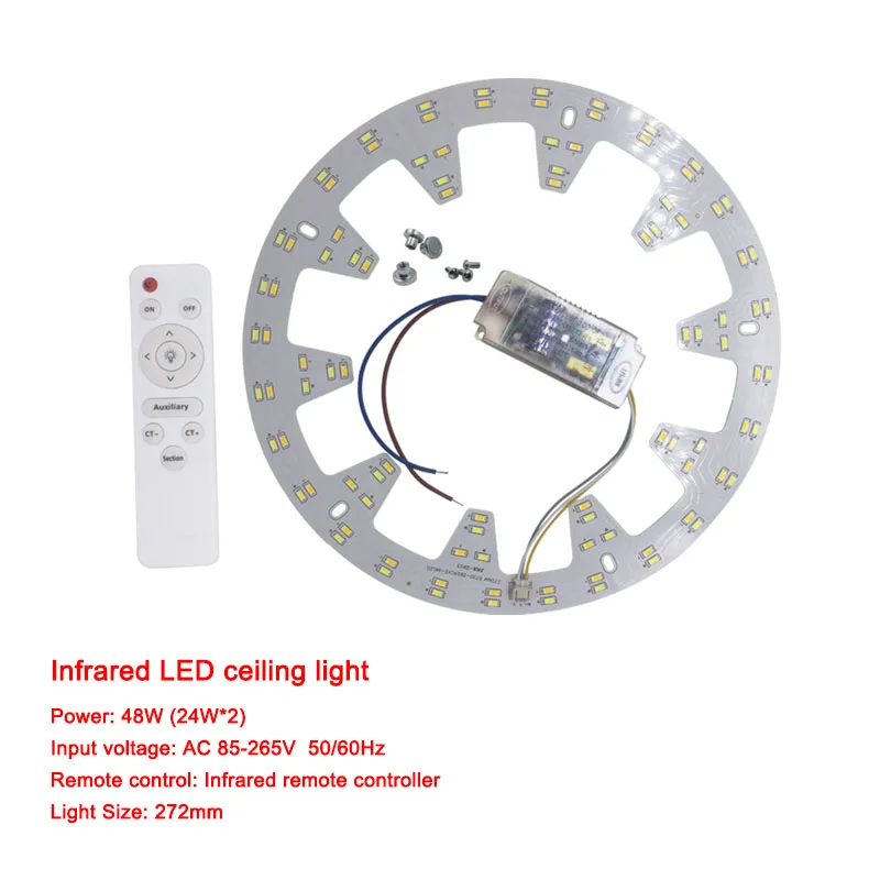 Smart 2.4G led isolation Ceiling chandelier 5730 SMD chip with ceiling Remote Controll led lamp for Dry LED Replacement
