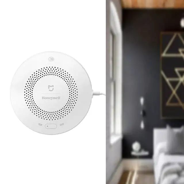 

Xiaomi Mijia Smart Gas Alarm Original Honeywell Gas Detector Smoke Sensor CH4 Gas Monitoring Ceiling Mihome APP Remote Control