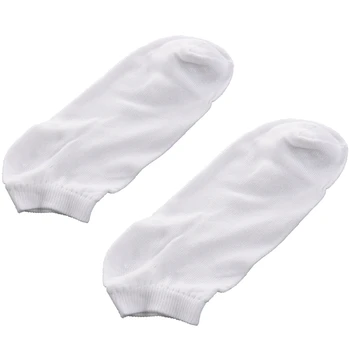 

10 Pairs Leisure Sports Elastic Ankle Low Cut Socks for Girl - White