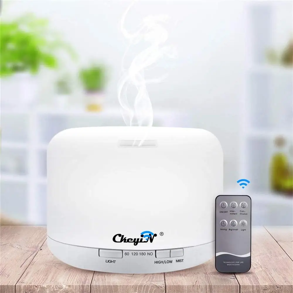 

600ml Colorful Light Air Purifier Mist Maker Smart Control Aroma Diffuser Aromatherapy Essential Oils Ultrasonic Air Humidifier