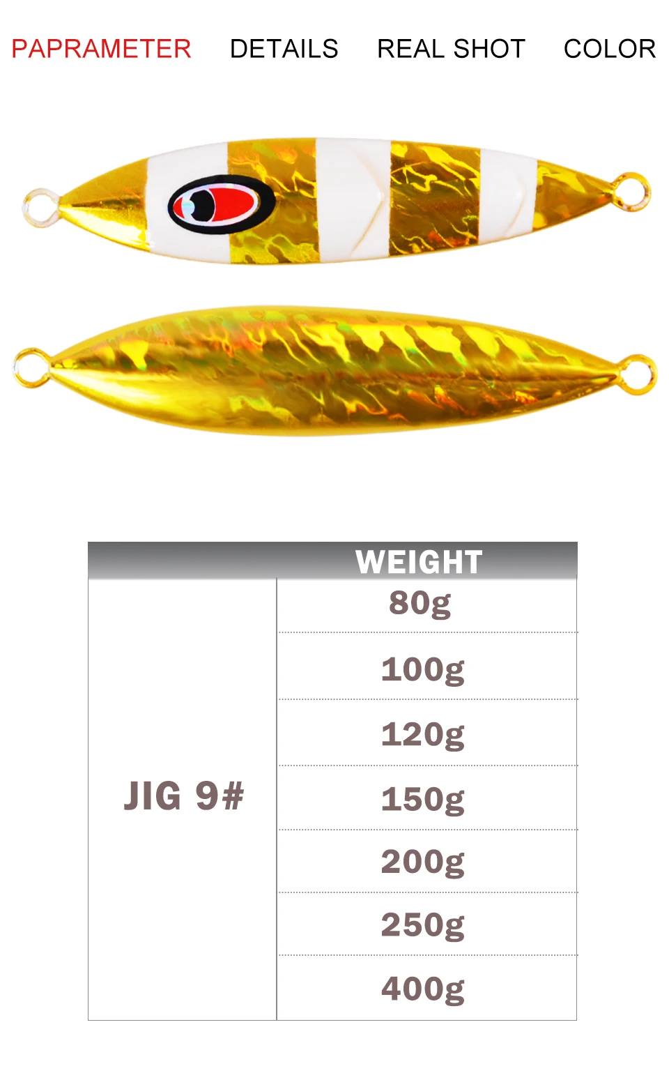 Jig Slow Sinking 80-250g Glow Giapponese: Il Metallo Che Brilla E Cattura Ogni Predatore!