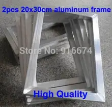 

Free Shipping CHEAP 2pcs Silk Screen Printing Aluminum frame outside size 20x30CM