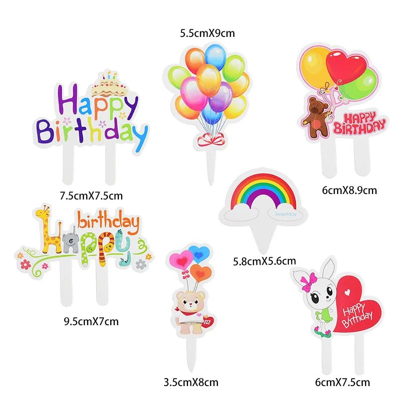 Décorations Cupcake Thème Ferme - 36 Pièces, 9 Motifs Animaux, En Carton Recyclable, Pour Anniversaire Enfant
