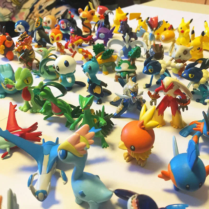 

Takara POKEMON POKEMON Action Figure Toys Anime POKEMON Figure Dolls Collection Gifts for Children Randomly