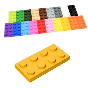 

20pcs/50pcs Building Block Parts diy toy Assembles Particles 2x4 Plate Bricks Parts Educational Creative Gift Children Toys