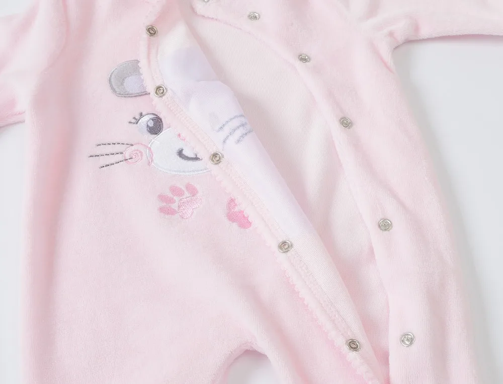 pçs quente veludo vetements bebe de bebê meninos macacões infantil roupas das meninas do bebê da criança ropa bebes do bebê menino pijamas