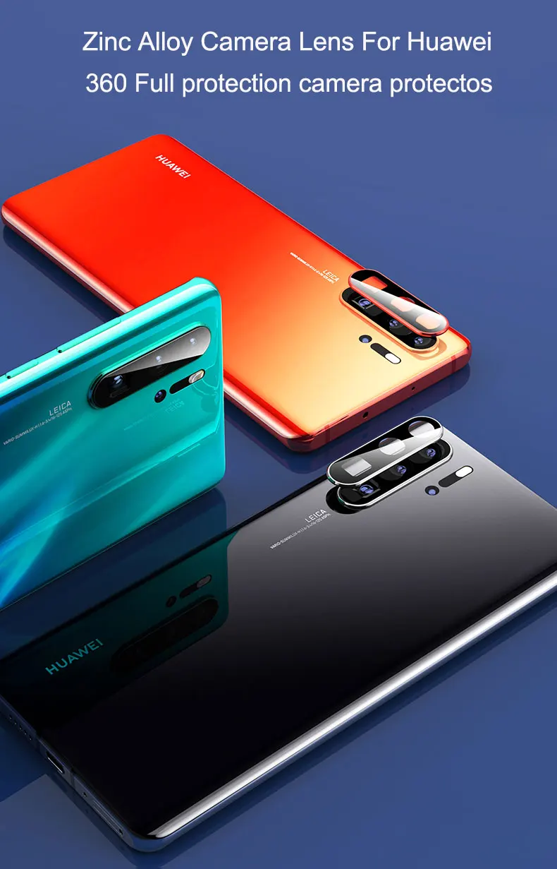 Защитная крышка для объектива камеры Suntaiho для huawei P30 Pro, алюминиевый чехол для камеры с кольцевым покрытием для huawei P30 P30 Pro, защита кольца