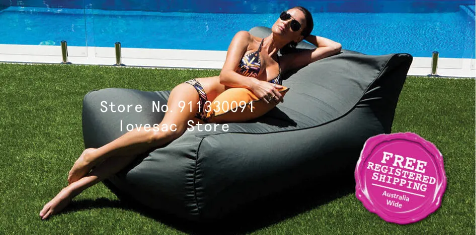 Extra Wide Floating Bean Bag Sofa Chair Waterproof Beanbag Large Relax Lounger Water Float Fun Chair