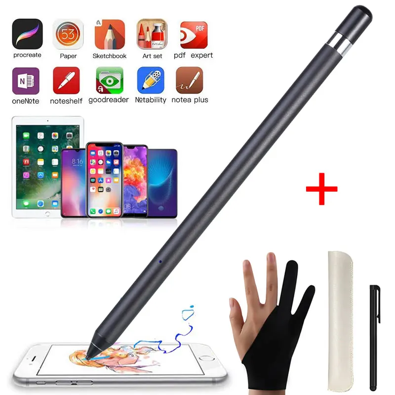 

for apple Pencil 2 Tablet Smartphone Stylus for Drawing Touch Pen Smart Capacitance Pencil for Apple iPad Pro 11 miini 5 Xiaomi