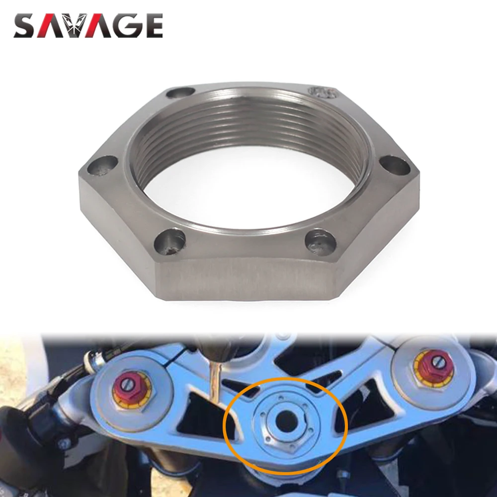 For BMW S1000RR S1000R HP4 R Nine T Motorcycle Central Console Upper Triple Clamp Steering Stem Center Nut Replacement | Автомобили и