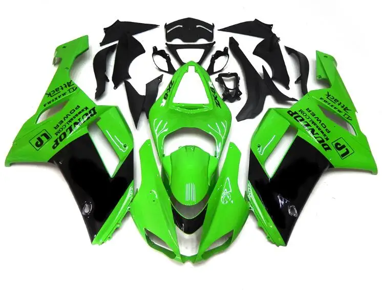 4 подарки ABS полный обтекатель комплект подходит для kawasaki Ninja ZX6R 636 2007 2008 07 08 6R ZX-6R Кузов Набор белый яркий
