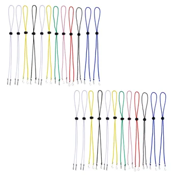 

24pcs Mask Holder Adjustable Length Face Mask Lanyard Convenient Safety Hanger