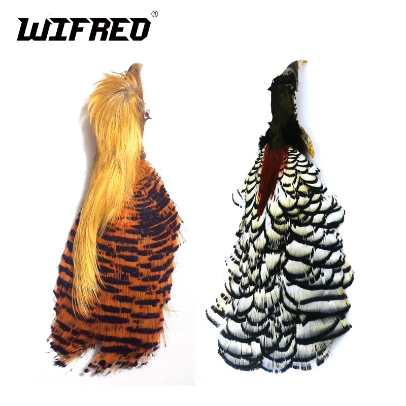 Wifreo Natures спиртовые вязальные перья Золотая голова фазана с золотой головкой