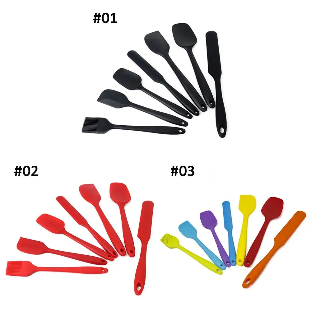 

Silica Gel Durable Spatula Baking Kitchen Reusable Cooking Utensils Kitchen Utensils Tool 3 Color Multifunction Cake Pizza