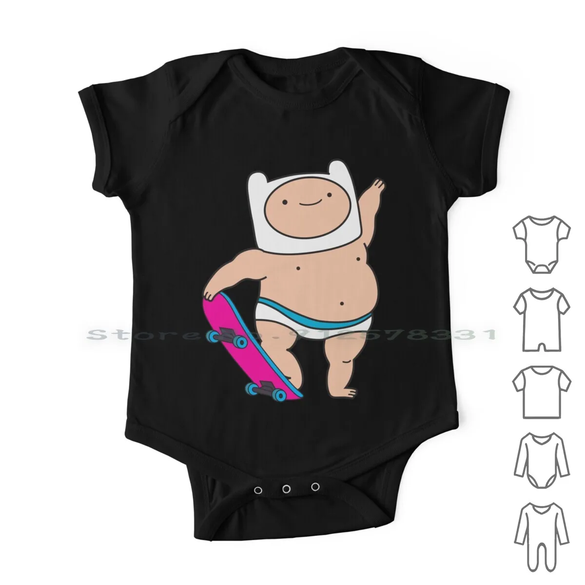 Baby Finn Skate Neonato Vestiti Pagliaccetti Tute Di Cotone Tempo Di Avventura Cartoon Bff Buddy Finn The Human Baby Adorabile
