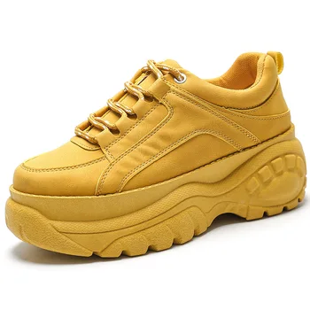 

Spring and Autumn Thick Bottom Wear-resistant Tire Bottom Casual White Shoes Female Sports Shoes Women's Shoes