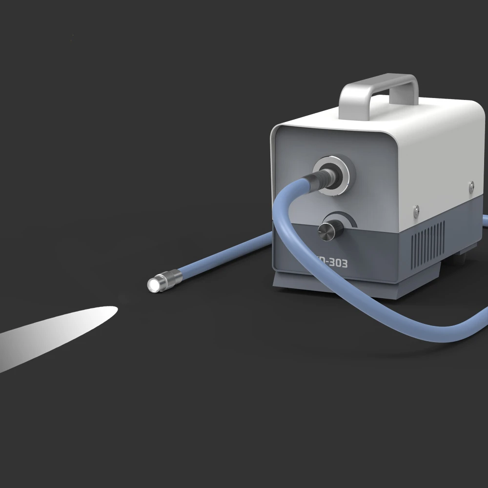 MINI Portable LED 20W Medical Cold Light Source Wolf Optical Fiber Endoscope Examination Surgery Gynecology ENT PETS Anorectal