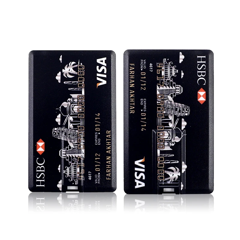 USB Flash Drive USB Flash Drive High Speed Bank Credit Card Pen Drive 4GB 8GB 16GB 32GB 64GB 128GB