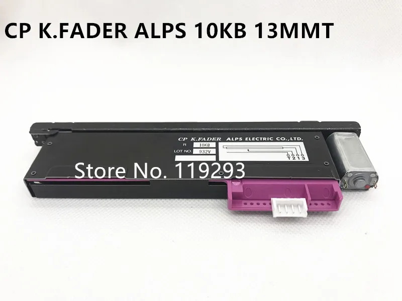 Новый оригинальный CP K. FADER ALPS ELECTRIC CO, ltd.10кб 13 мм Т-образная ручка с моторной рейкой фейдер NC потенциометр слайдов изгибы -- 10 шт./лот